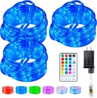 99FT Changing Led Rope Lights With Remote - 18 Colors For Outdoor Decor New. Price: $131.99.