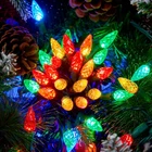 Joiedomi C6 100 Led Multicolor Christmas String Lights 33.66FT Green Wire New. Price: $16.20.