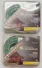 Lot Of 2 Ge Pro Line New 15 Ft Rope Light Clear Super Bright Bulbs Indoor/out. Price: $34.99.