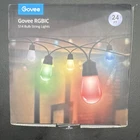 Govee Rgbic S14 24 Ft String Lights Outdoor Waterproof App Multicolor Led IP65 Open. Price: $35.00.