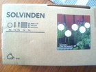 Ikea Solvinden Solar Powered Outdoor Led Light Set White Balls New Retired Nip. Price: $29.95.