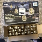 Feit Electric Led String Black Outdoor 48FT 24 Lights Weather Resistant Open. Price: $28.00.