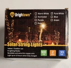 Brightown Solar String Lights Indoor Outdoor Pure White 2 Pack 66 Feet Led New. Price: $15.00.