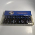 Rare Miller Lite Beer Bottles 10 String Lights 9 Ft Indoor Outdoor Man Cave 2006 New. Price: $35.99.