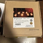 Brightown Clear G40 Led Globe String Light Set Indoor/outdoor 1 Open. Price: $15.00.