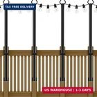 Nuerpo 4 Pack String POLES,5FT Metal For Outdoor Lights,outdo New. Price: $51.39.