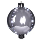 Celebrations Platinum Led Pure White Lighted Ornament 6 In. Hanging Decor New. Price: $34.27.