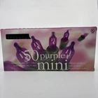 50 Mini Purple Holiday Christmas Indoor/outdoor String Lights 16FT Green Wire New. Price: $12.99.