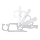 Lites-up Clear Multi-directional Gutter/shingle Clip For Christmas Lights 100 New. Price: $16.95.