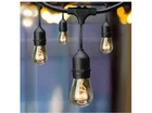 Hampton Bay 12-LIGHT 24 Ft.. Indoor/outdoor Plug-in Incandescent Edison Bulb Used. Price: $16.00.
