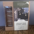 Nib Smith & Hawken String Lights 10 Black Vintage Style Electric Indoor Outdoor New. Price: $24.99.