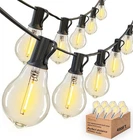 Damaing Outdoor String Lights 400FT(4X100FT) Waterproof Patio Ft, Black New. Price: $141.53.