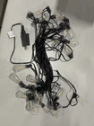 Shineu 60FT Led String Lights With Remote, G40 Dimmable Globe Backyard Used. Price: $32.63.