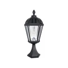 Gama Sonic Outdoor Solar Post Light With Pier Base, Black Aluminum And Bevele... New. Price: $206.23.