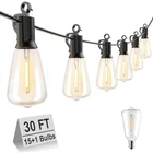 Brightown Led Outdoor String Lights 30FT For Patio With 16 Shatterproof ST38 Open. Price: $25.40.