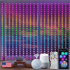 Zaiyw Wifi Smart Rgb Color Changing Curtain Lights - 600 Led, Compatible With Al New. Price: $64.66.