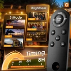 Addlon 54FT Solar String Lights Outdoor Waterproof Usb Remote Control 3 Modes New. Price: $44.75.