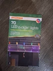 Sylvania 70 Led Icicle Light C9 Bulbs Multicolor White Wire New. Price: $22.00.