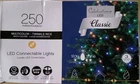 Celebrations Classic Led 250 Indoor/outdoor Multicolor Lights New. Price: $21.24.