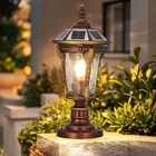 Outdoor Solar Column Caps Lamps Modern Exterior Post Lights - Aluminum G... New. Price: $108.12.