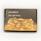 Hancircle Led Light String Warm White Usb Remote Control Dimmable Timer Open. Price: $19.95.