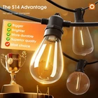 Addlon 50FT Led Outdoor String Lights, Edison Shatterproof Bulbs, Weatherproof New. Price: $44.41.