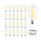 25-PACK 24V ST38 Led E12 Bulbs, 0.4W Warm Vintage Edison Style, Shatterproof ... New. Price: $26.17.
