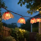 Decorative String Lights Plug With 10 Incandescent Bulbs, Flower Garland Fair New. Price: $39.76.