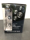 Hampton Bay 12300-1 Led String Light With Filament Bulbs Open. Price: $31.16.