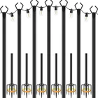 7 Pack 10 Ft Light Poles Nuerpo Metal Hanging Outdoor Strings Stand Patio New. Price: $114.99.