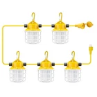 50FT Led Construction String Lights, 75W 7500LM Industrial Grade Super Bright... New. Price: $101.98.
