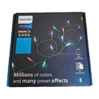 150CT Philips Chromabright Color Mini String Lights Appcontrolled Indoor New. Price: $49.97.