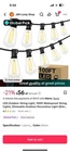 Mgvih Outdoor String Led Patio - 100FT 30M Outside Waterproof St... New. Price: $40.00.