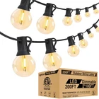 Lightdot 200FT Led Outdoor String Lights W/ 100 Dimmable Shatterproof Bulbs New. Price: $109.18.