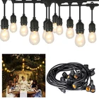 48FT Outdoor Led String Waterproof Commercial Yard Patio Lights 15 Bulbs New. Price: $37.96.