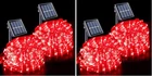 * 200 Led Red Solar Rope Lights, 66FT Ip 65 Waterproof String Outd New. Price: $133.99.