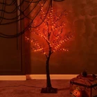 Fudios Lighted Black Halloween Trees With 150 Orange Led Fairy Lights 4FT Plu... New. Price: $112.79.