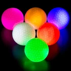 6 Pack Light Up Led Golf Balls Glow The Dark Night Multi Colors Gi New. Price: $19.99.