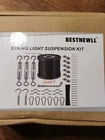 Bestnewll 164FT String Light Suspension Kit. Price: $23.95.