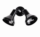 Nuvo Lighting 77/701 Black 4-3/4"H 2-LIGHT Outdoor Flood New. Price: $27.33.