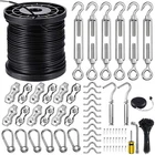 Blika 300FT Stainless Steel 304 Wire Rope String Light Hanging Kit Outdoor New. Price: $59.98.
