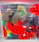 Vintage Set Of Costco Red Grape Lights 6 Clusters String Indoor/outdoor Used. Price: $19.99.