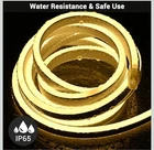 Delight 100 Ft White Neon Rope Lights 110V IP65 Waterproof Cuttable Flexible Open. Price: $82.49.