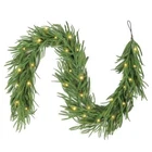 Vstken 9FT Christmas Garland With Led String Lights, Norfolk Pine Green New. Price: $13.17.