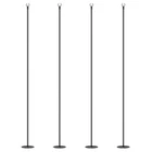 4 Pack Of 8' String Poles Steel Hanging Lighting Stand For Patio Backyard New. Price: $68.99.
