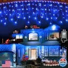 1620 Led 164FT Outdoor Christmas Lights, 12 Modes Dimmable Curtain String New. Price: $129.94.