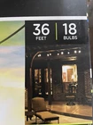 Enbrightencafe Led Outdoor String Lights, 18 Impact Resistant Bulbs, Black, 36FT New. Price: $59.97.
