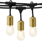 Brightech Ambience Glow 15-LIGHT 48 Ft Outdoor Plug-in 11W 2700K Led Hanging New. Price: $49.20.