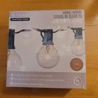 String Lights, Deneve 25FT G40 Globe With Bulbs-ul Indoor/outdoor New. Price: $15.00.