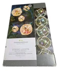 Threshold String Lights 10CT Weather Resistant Outdoor Macrame Globe Prism Color New. Price: $25.95.